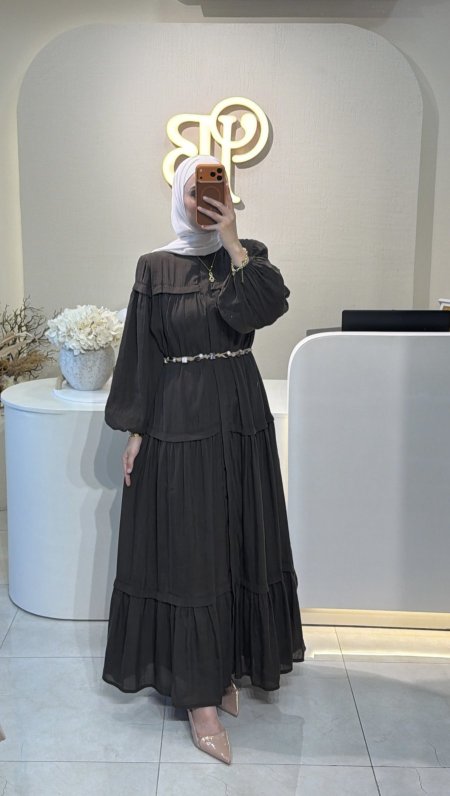 فستان مع حزام
