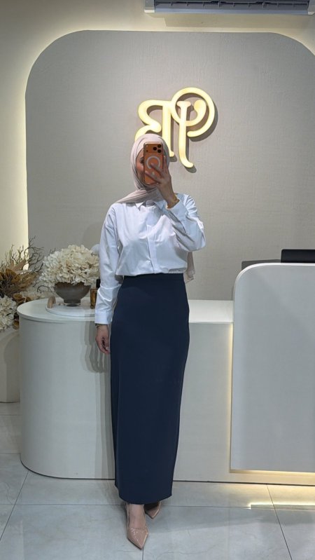 تنورة سحب طويلة